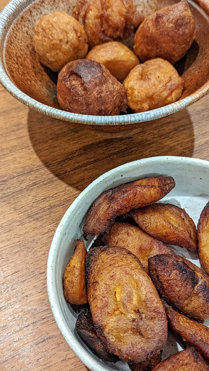 Plantains and Puff Puff