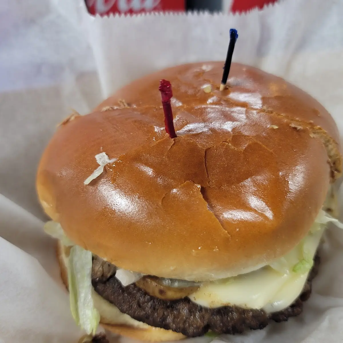 Mushroom Swiss Burger