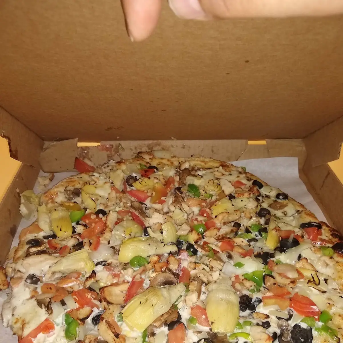 Chicken Combo with My Own Veggie Pizza