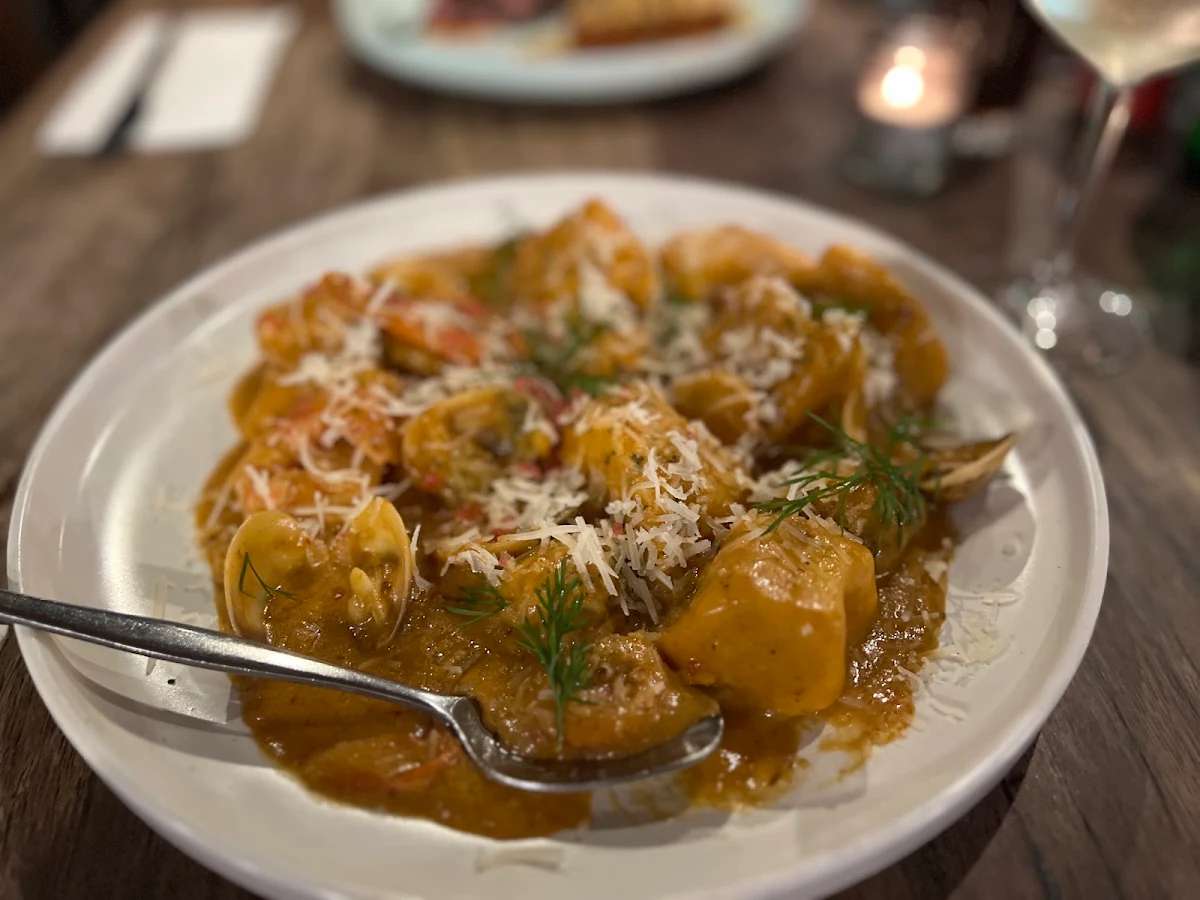 Pumpkin Seafood Gnocchi