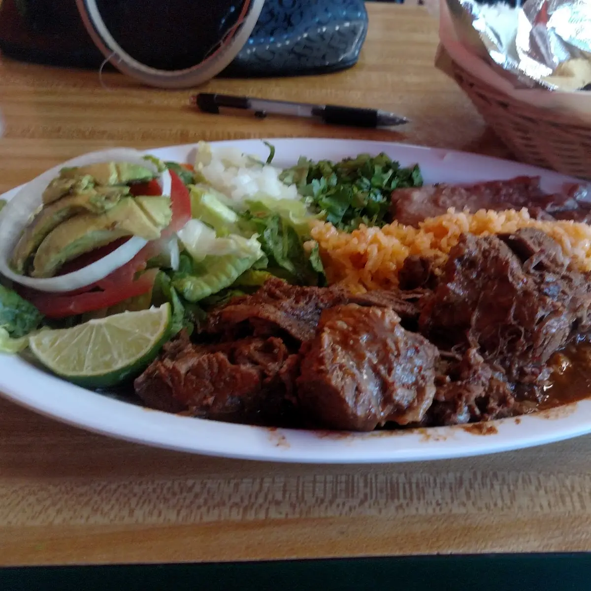 Birria w Rice Beans