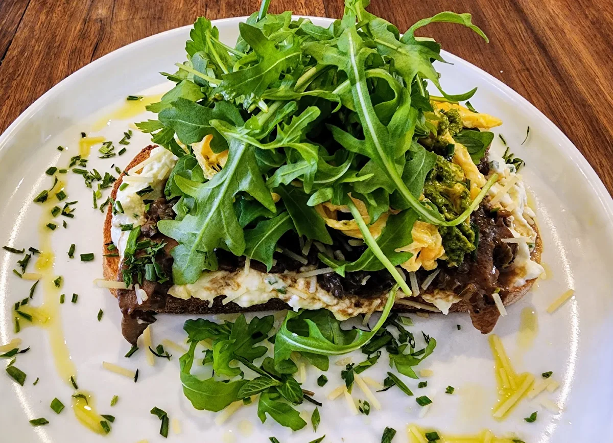 Miso Mushroom Toast, Four Ate Five