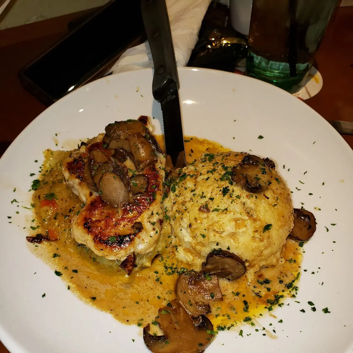 Stuffed Chicken Marsala