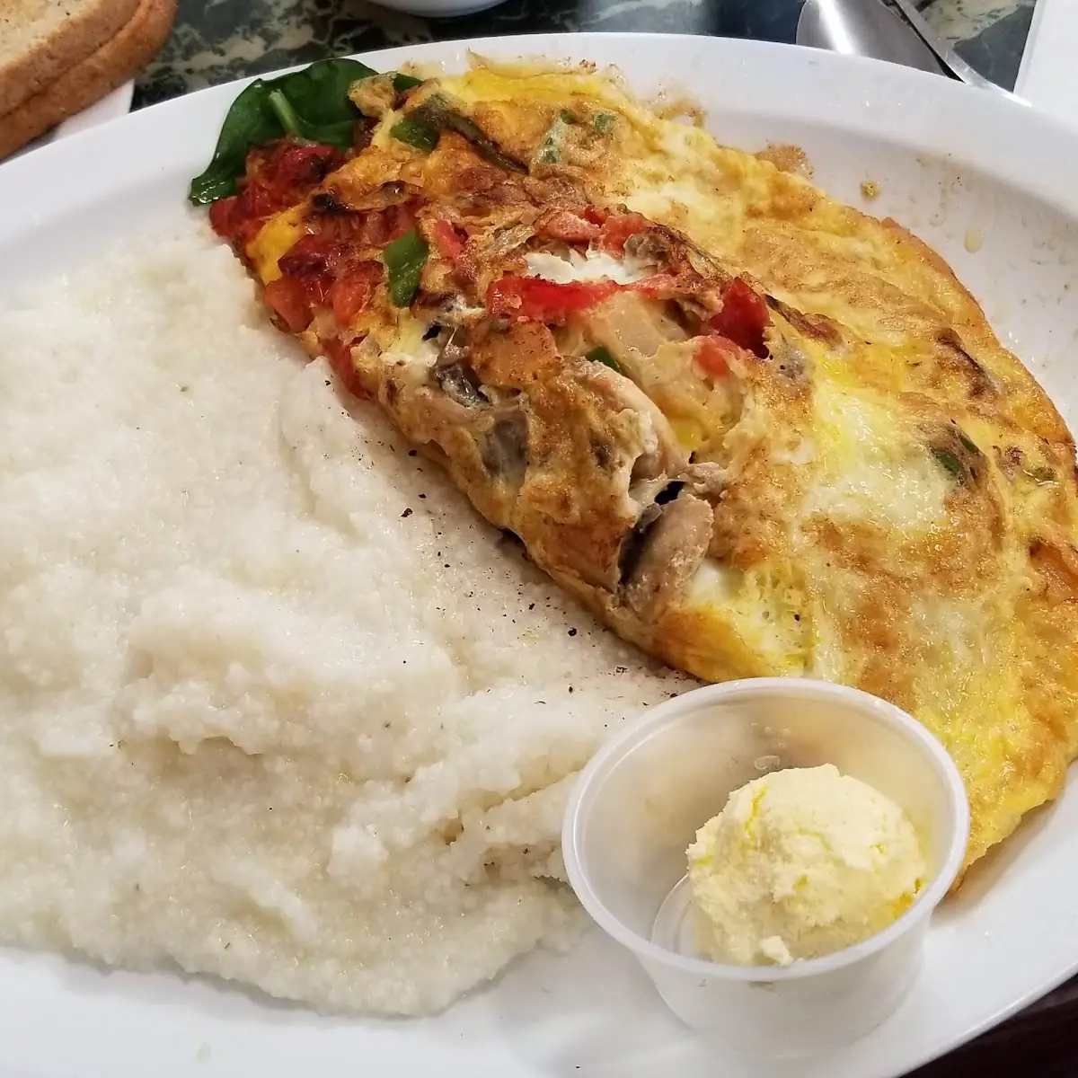 Denver Omelette and Grits