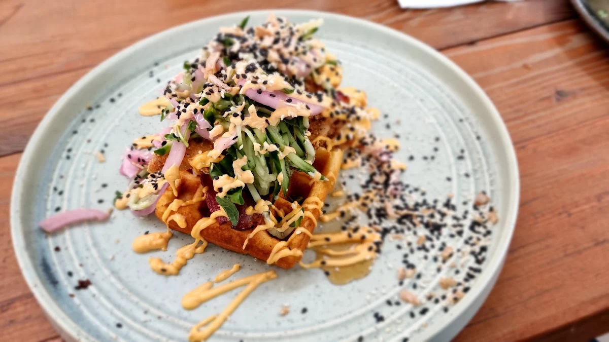 Salmon Waffle, Emma & Ivy