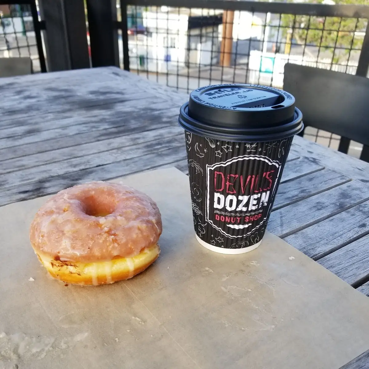Mexican Mocha and Cinnamon Sugar Donut