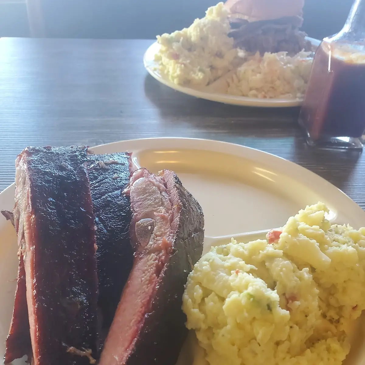 Ribs and Potato Salad