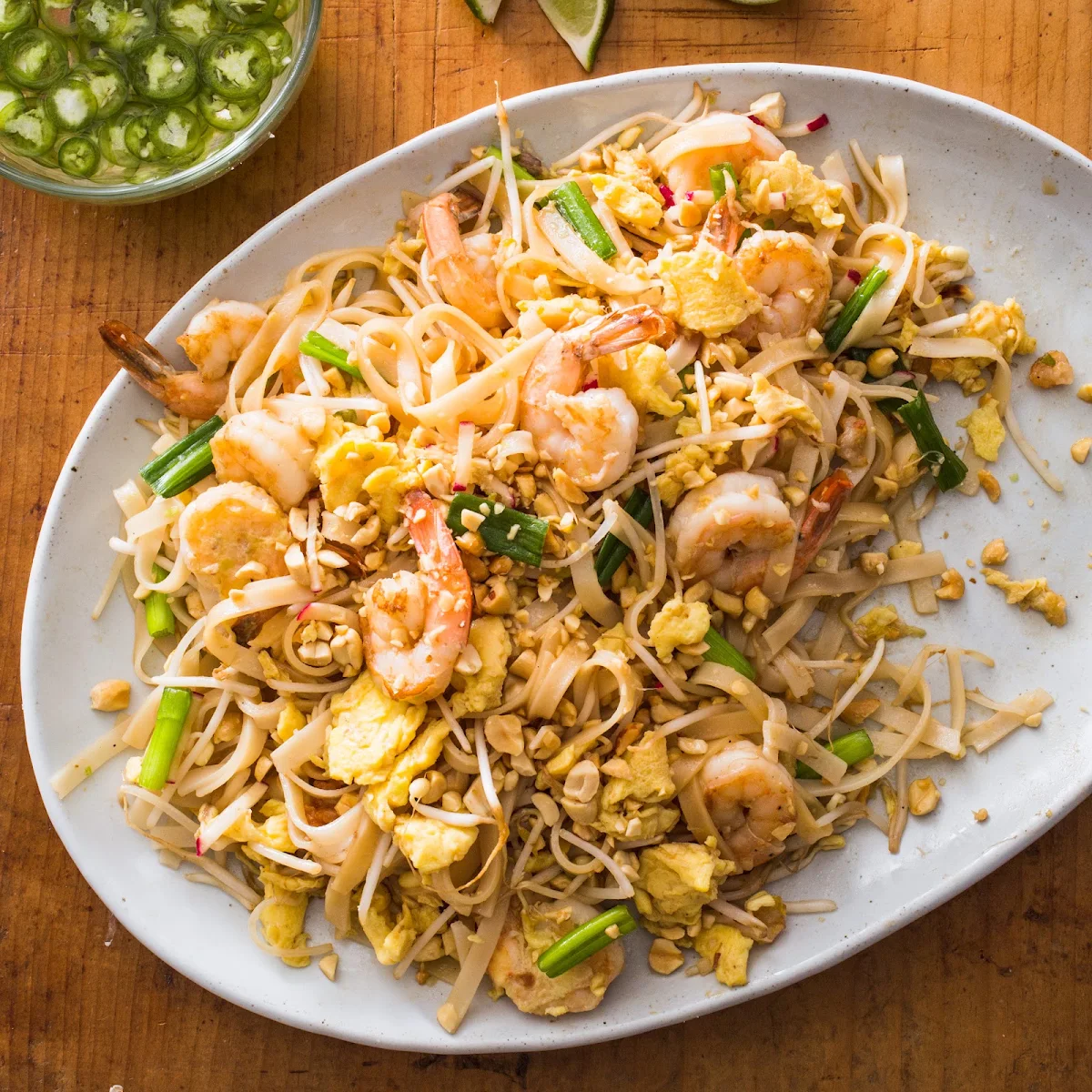 Pad Thai Noodles, Torng Bai Thai Restaurant