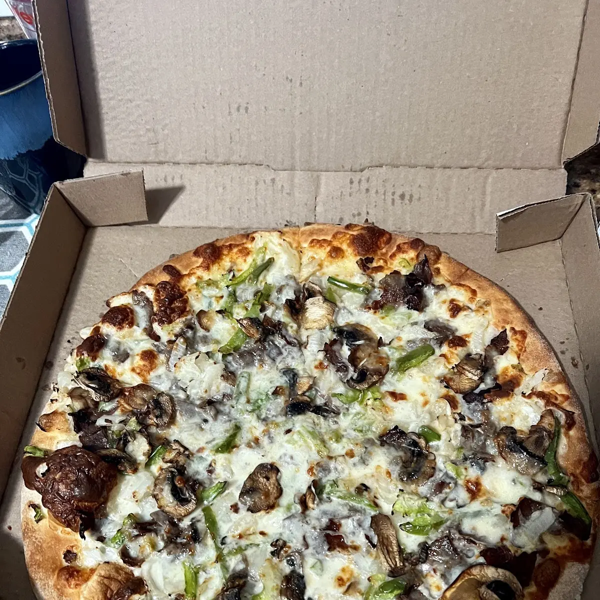 Philly Cheesesteak Pizza