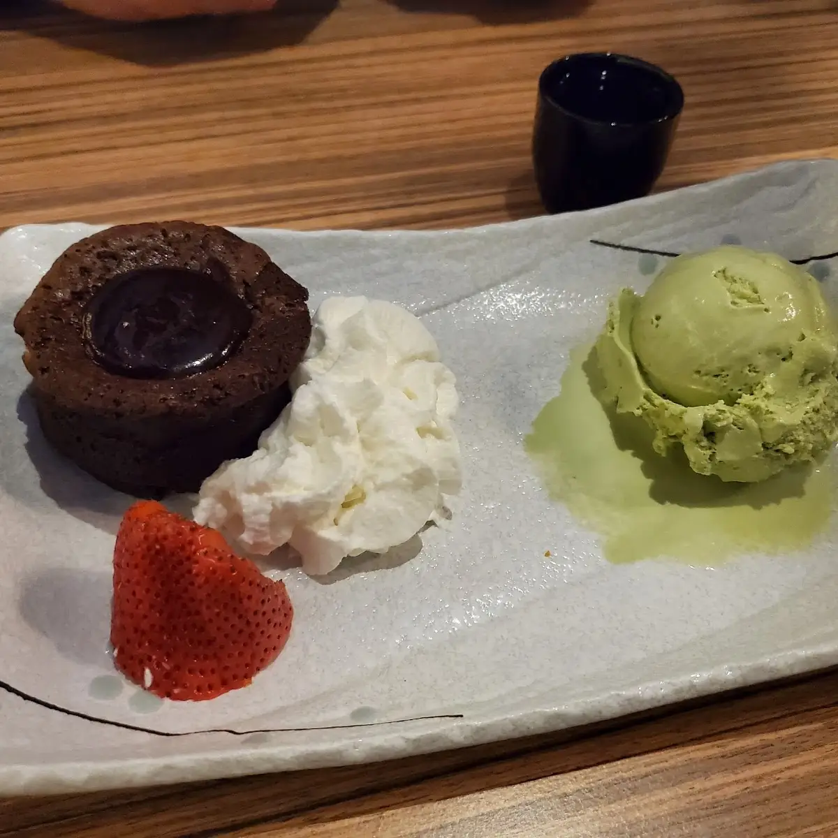 Lava Cake Matcha Ice Cream