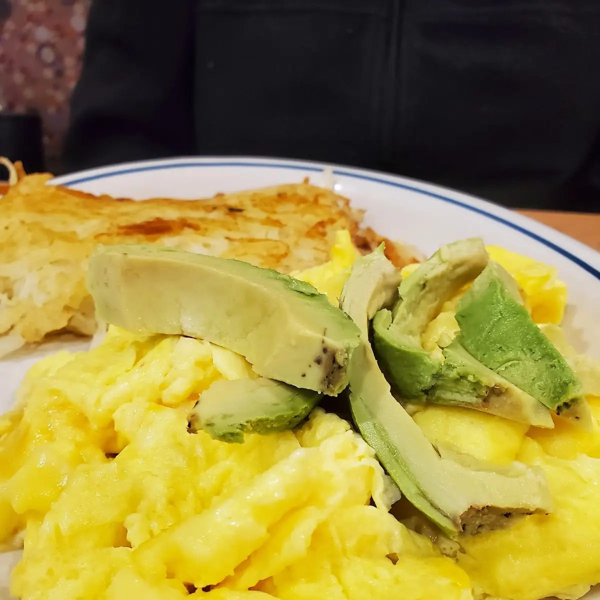 Avocado and Scrambled Eggs
