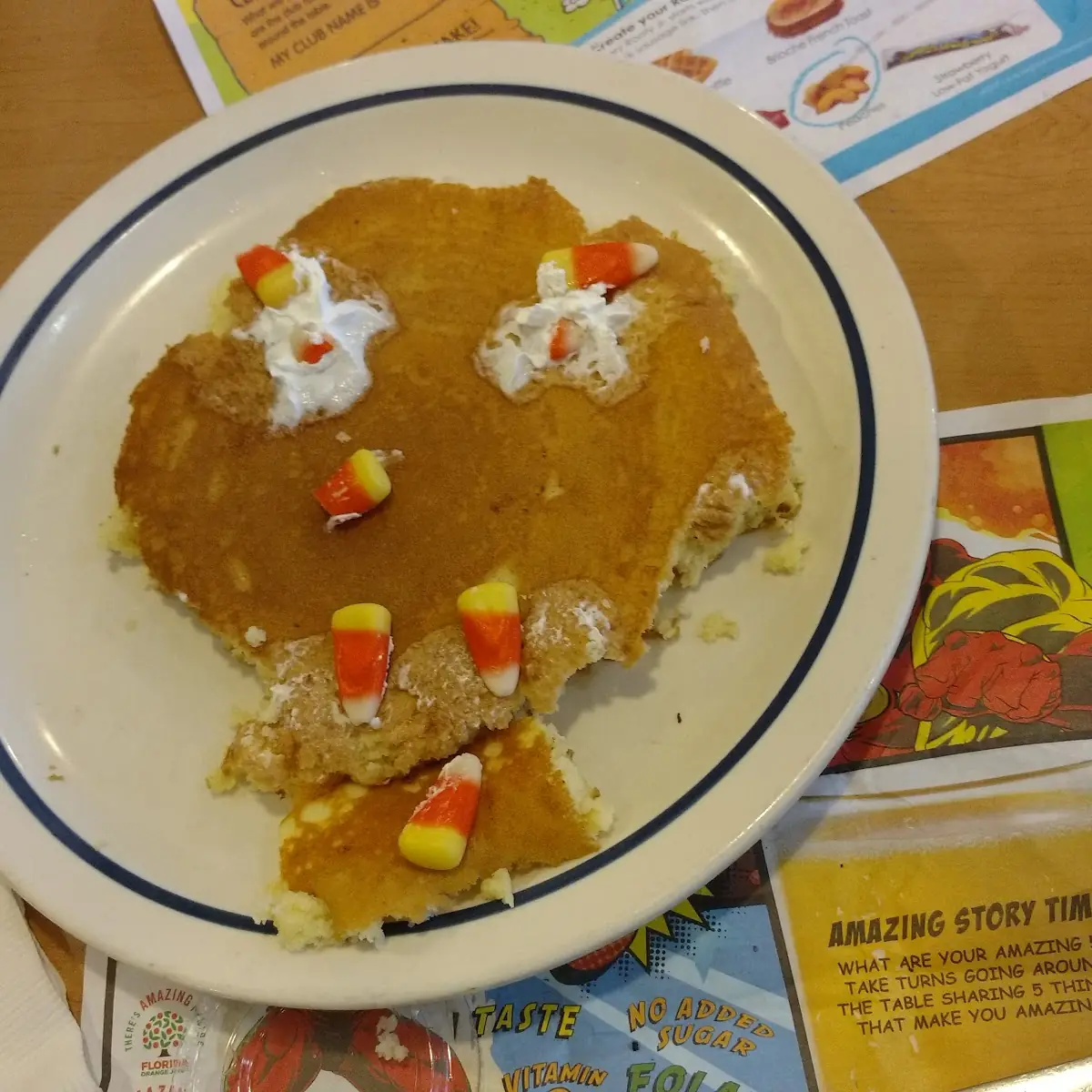 DIY Face Pancakes and Eggs