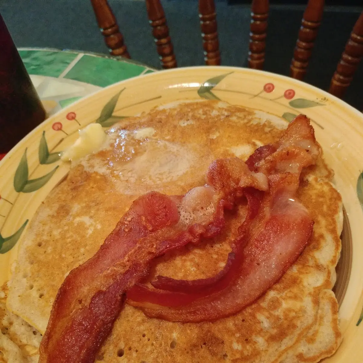 Two Hot Cakes with Meat