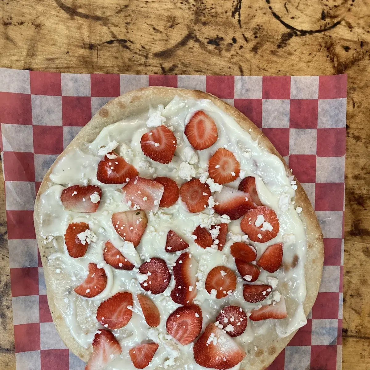 Strawberry Cheese Pizza