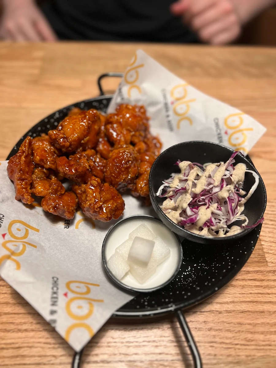 Dak Gal-Bi Korean Spicy Stir Fried Chicken with Rice