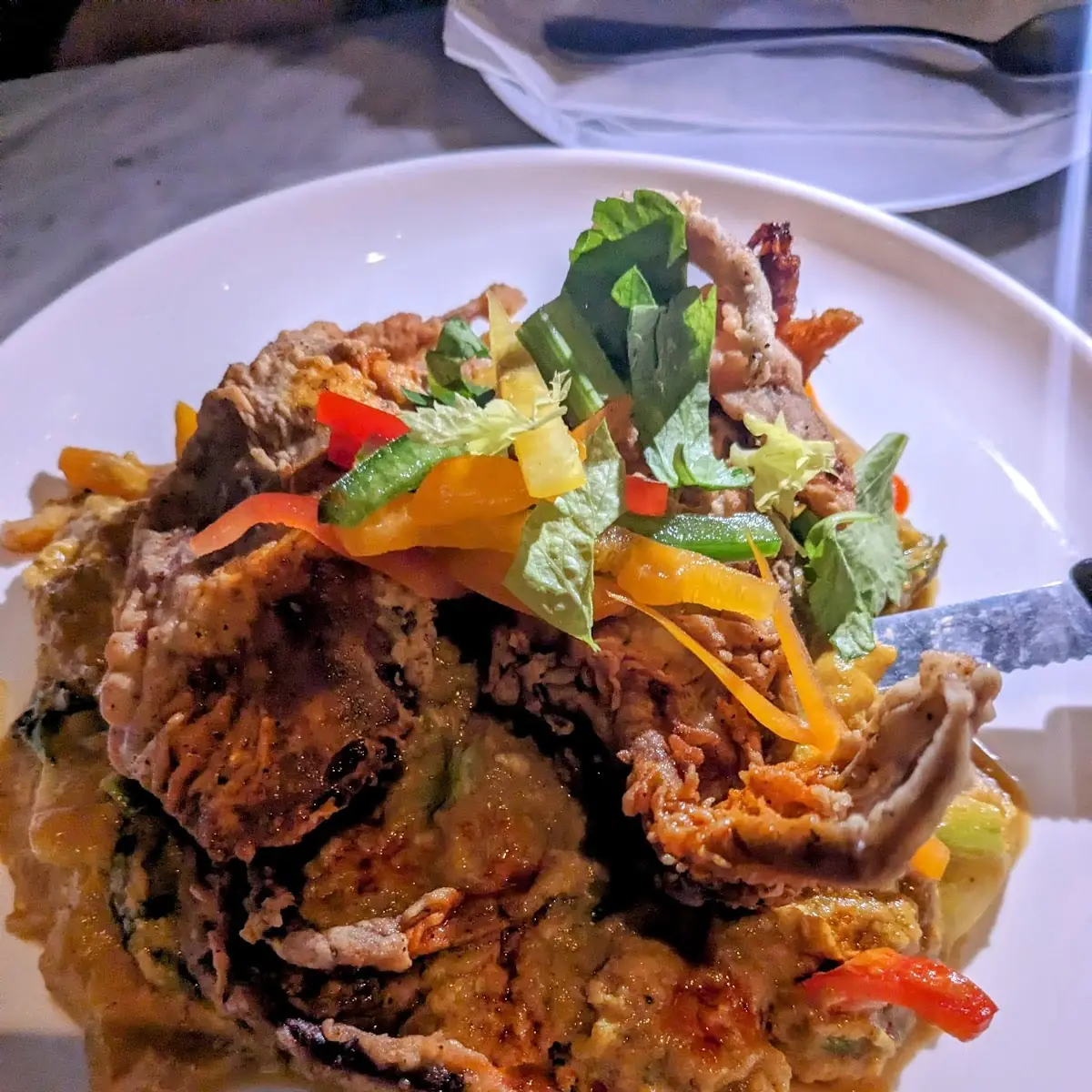 Soft Shell Crab Pad Pong Karee