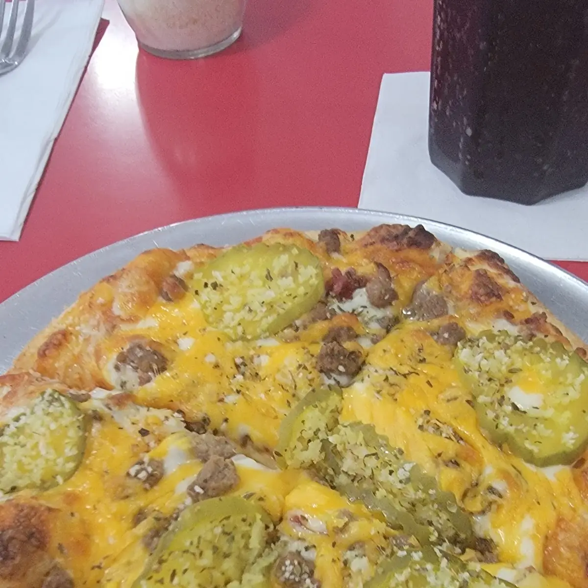 Cheese Burger Pizza