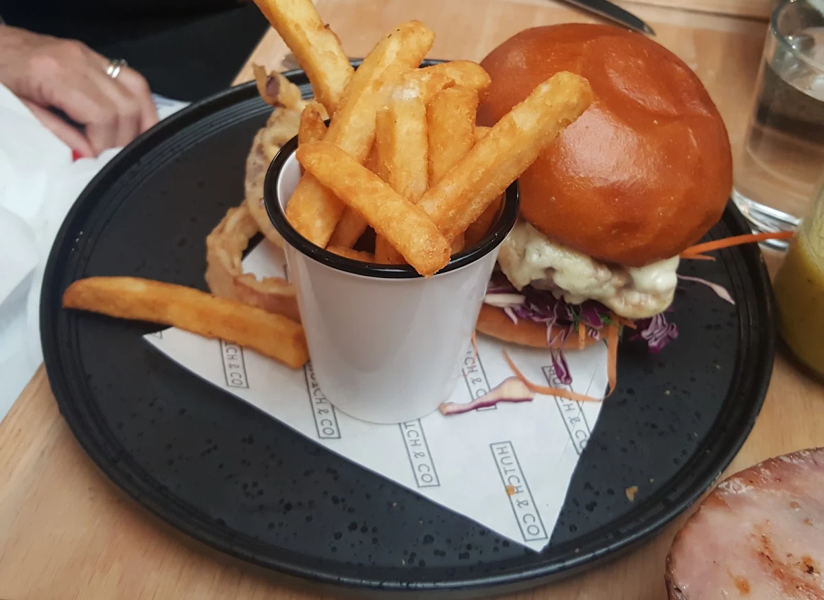 Beef Burger, Hutch & Co Cafe