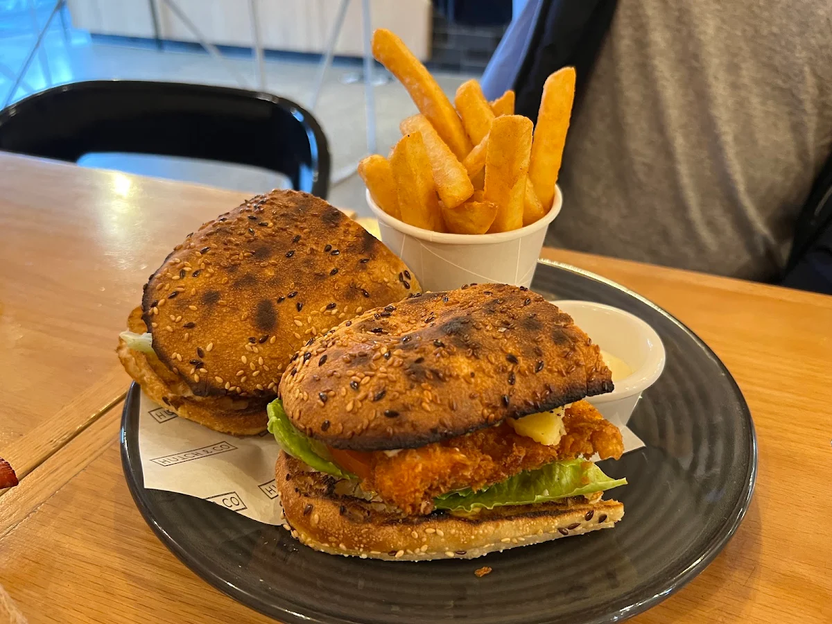 Chicken Schnitzel Turkish, Hutch & Co Cafe