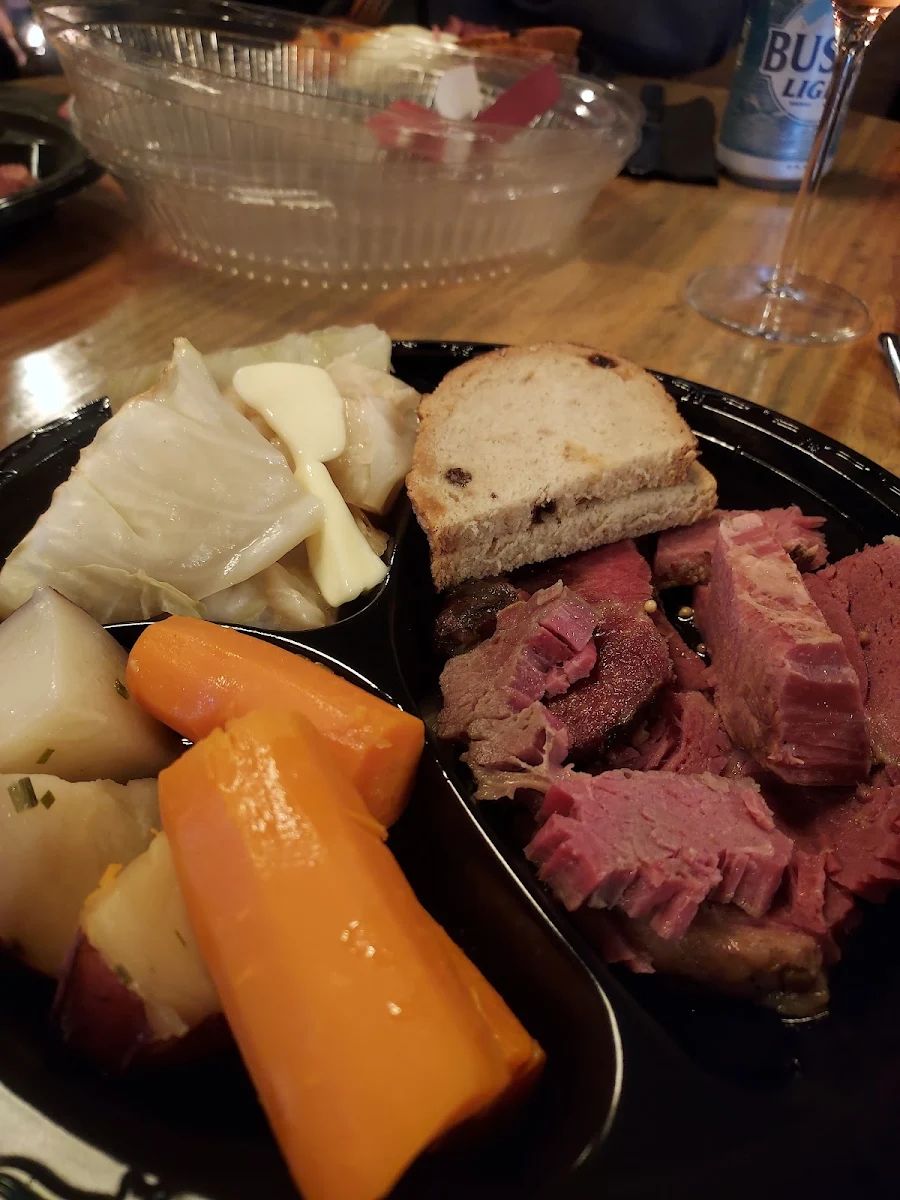 Corned Beef and Cabbage Dinner