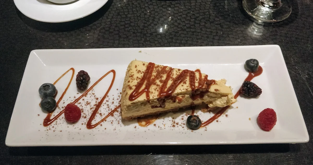 Bailey's & Coffee Cheesecake with Almond Biscotti Crust