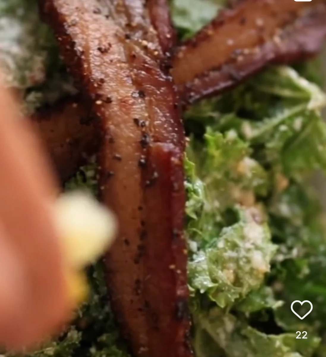 Hail Kale Caesar Salad