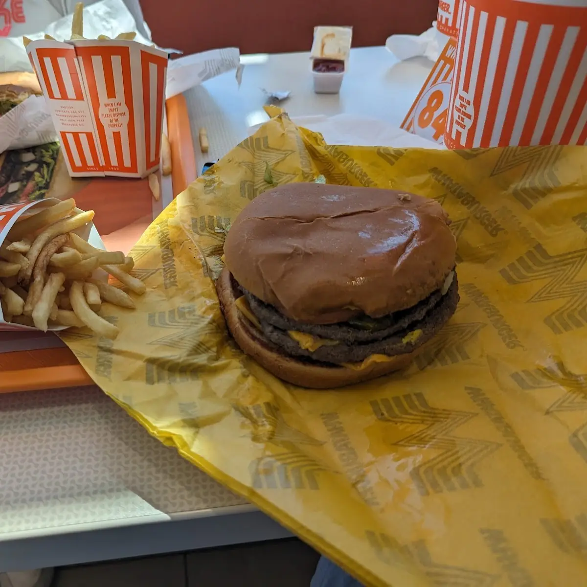 Double Cheeseburger with Fries