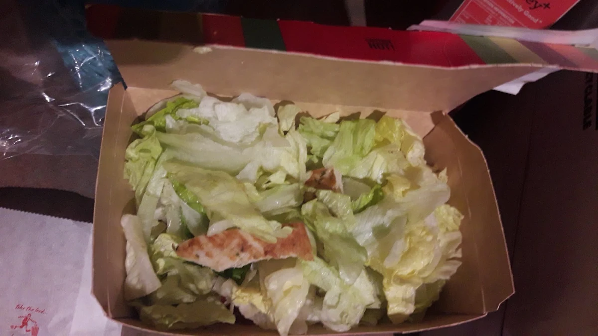 Chicken Salad Ceasar Salad, McDonald's Echuca