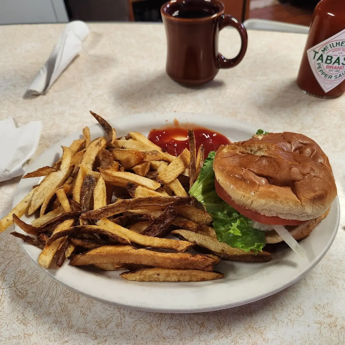 Wimpy Burger Platter