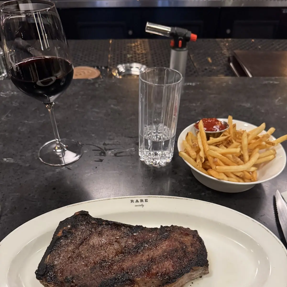 Bone in New York Strip