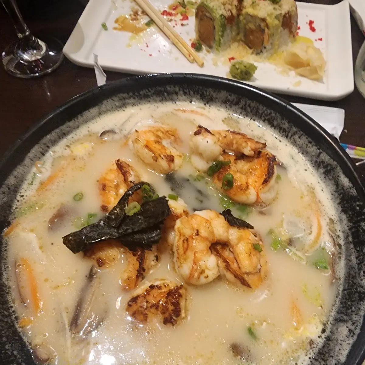 Shrimp Ramen Noodle Soup