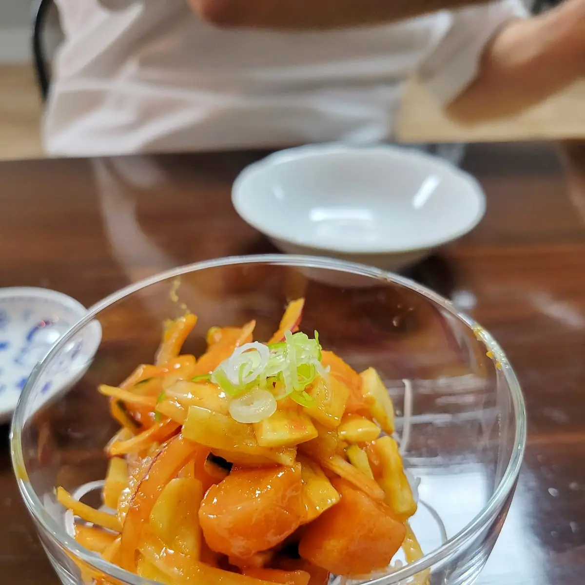 Spicy Salmon Salad, Keifuku Japanese Restaurant