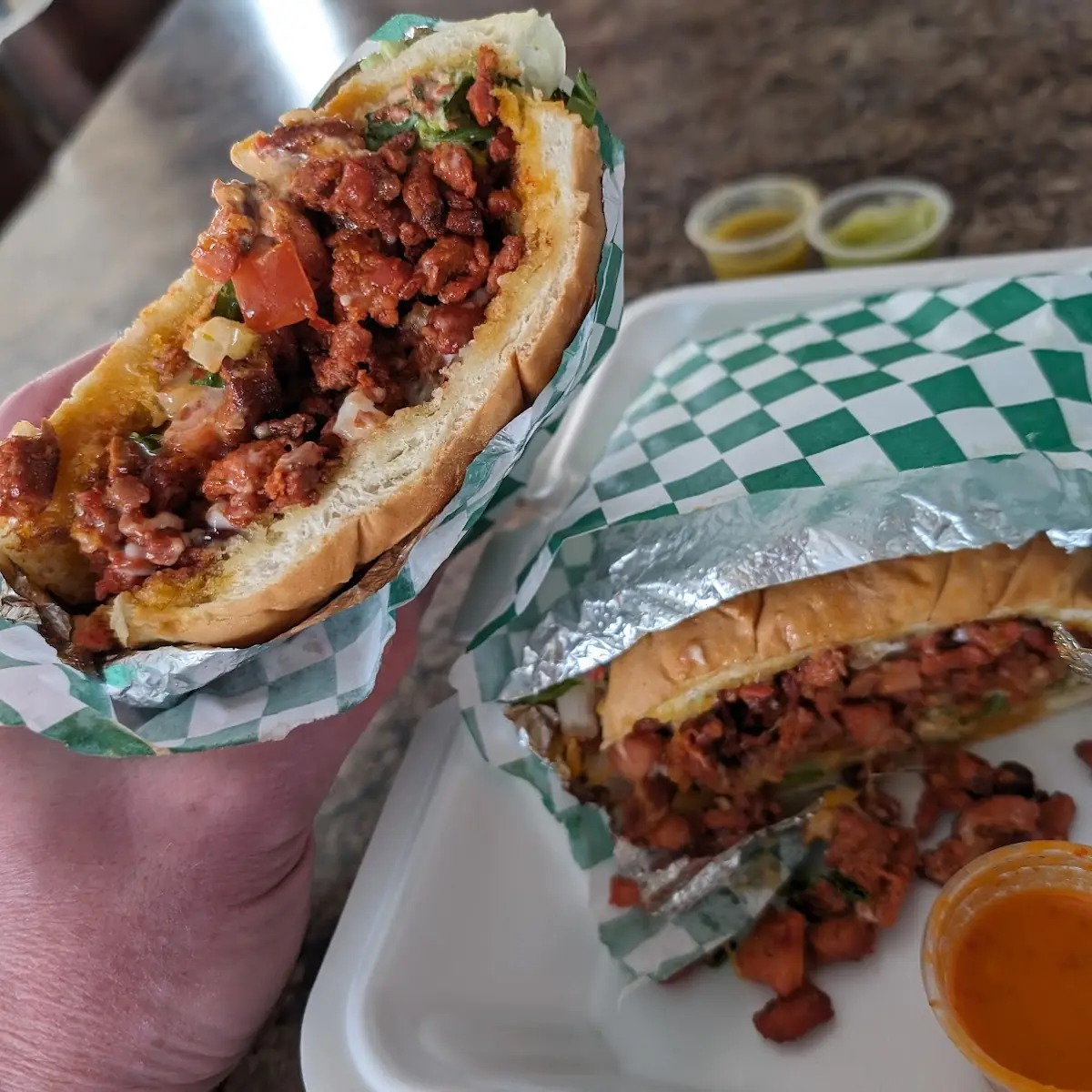 Torta Al Pastor Red Marinated Pork