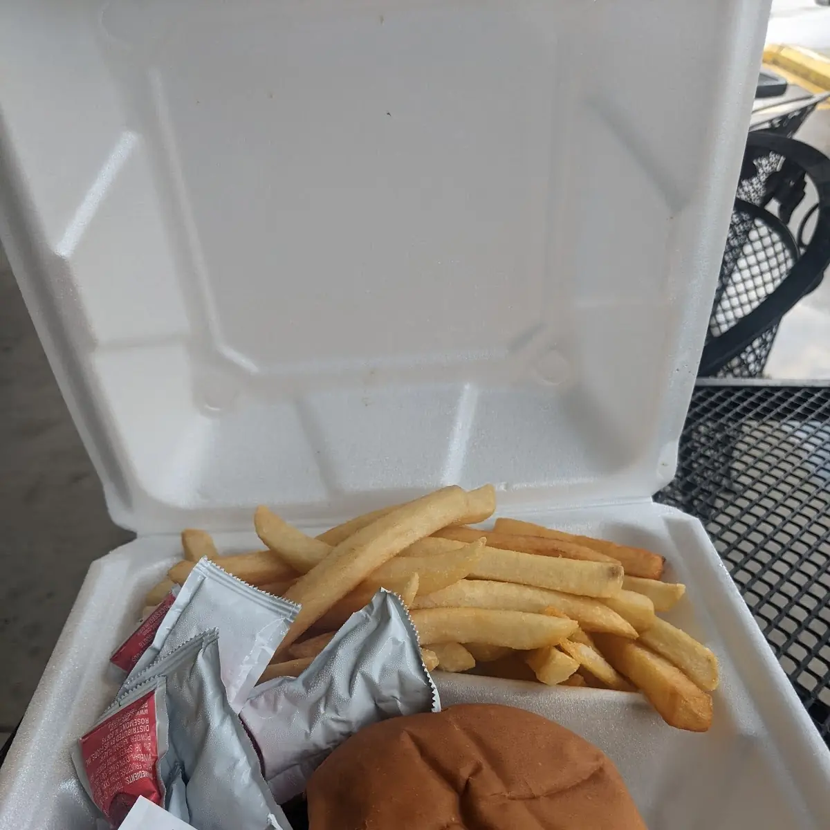Burger and Fries
