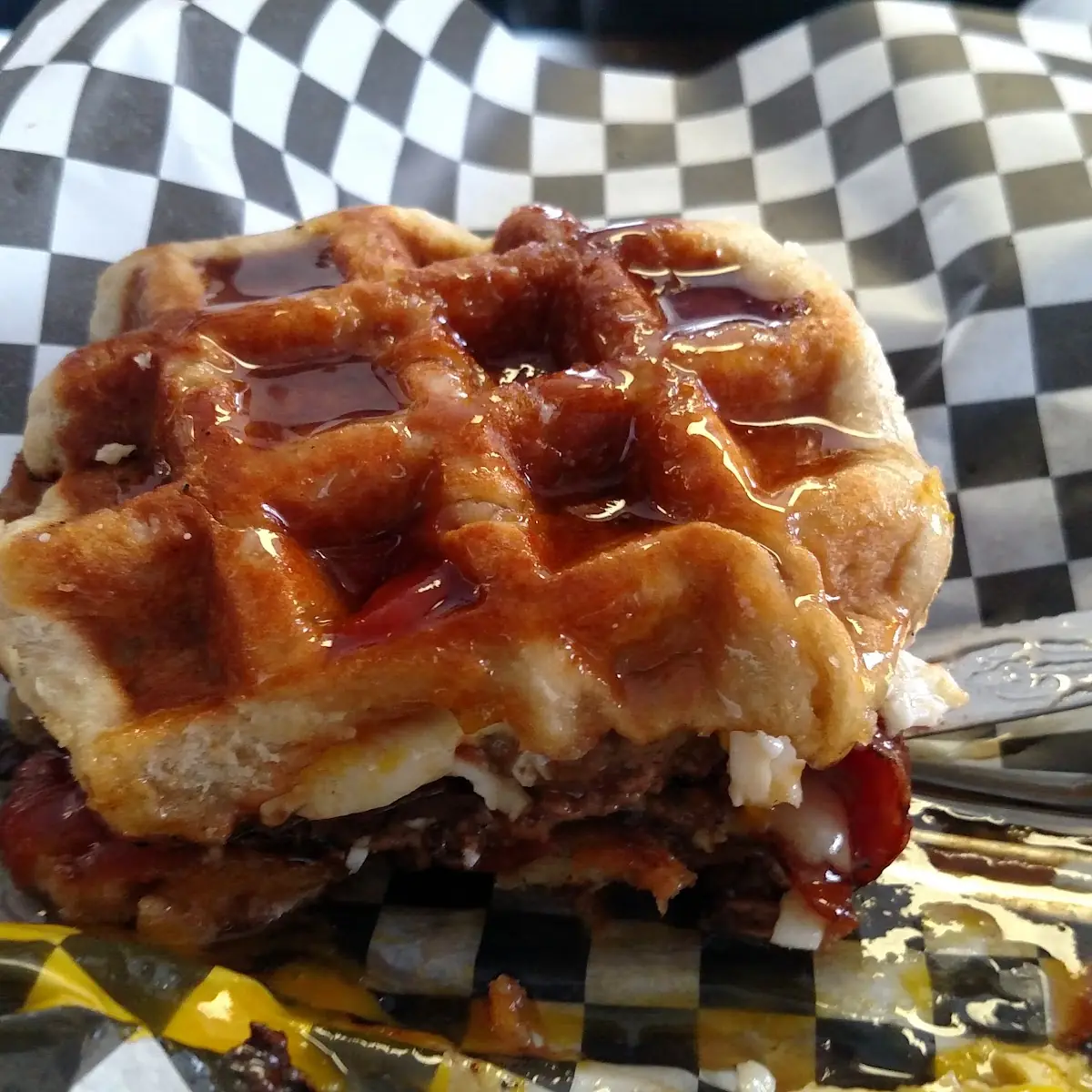 Waffle Burger