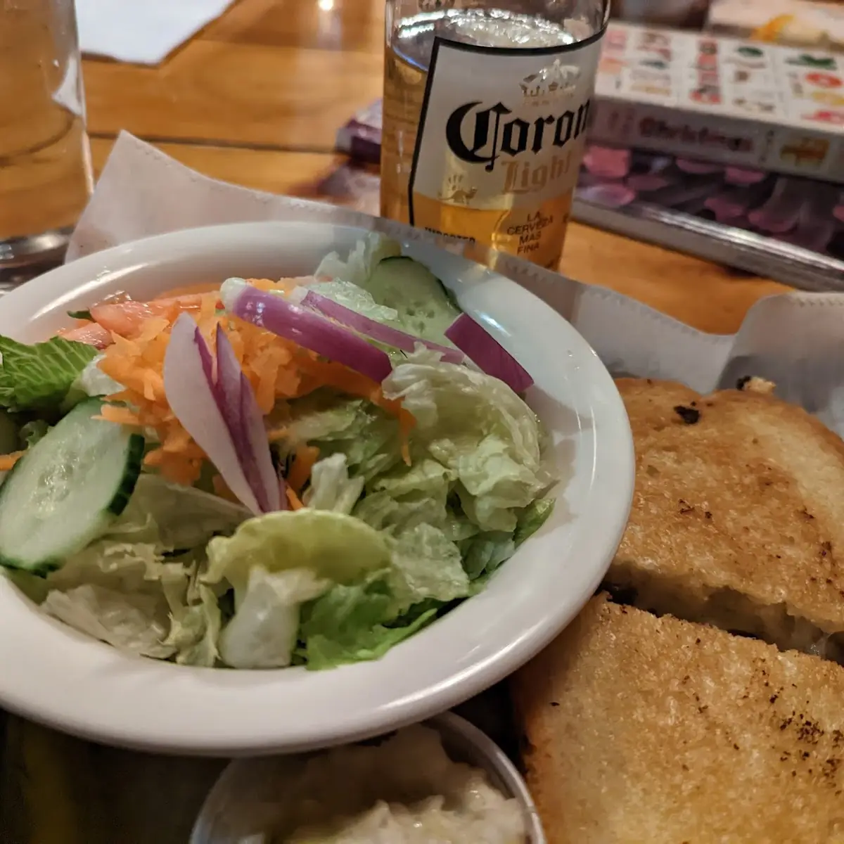 Cuban with a Side Salad