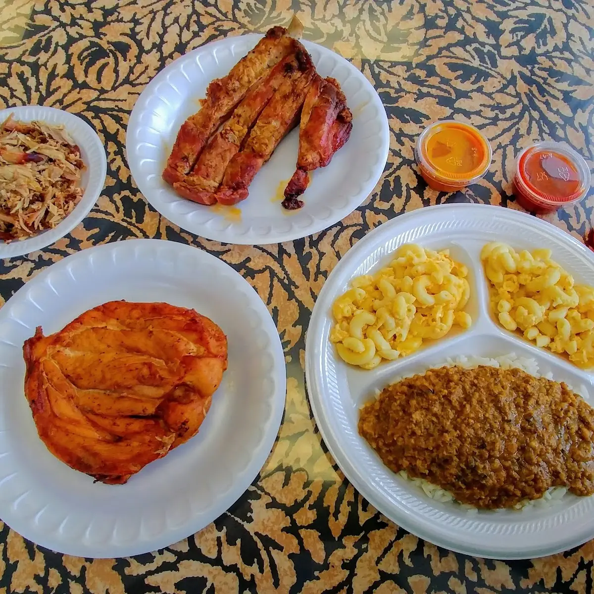 Rice and Mac and Cheese