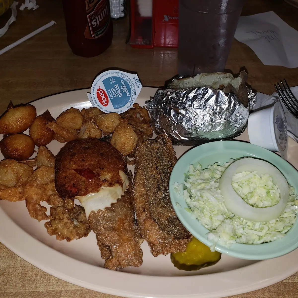 Crab Baked Potato