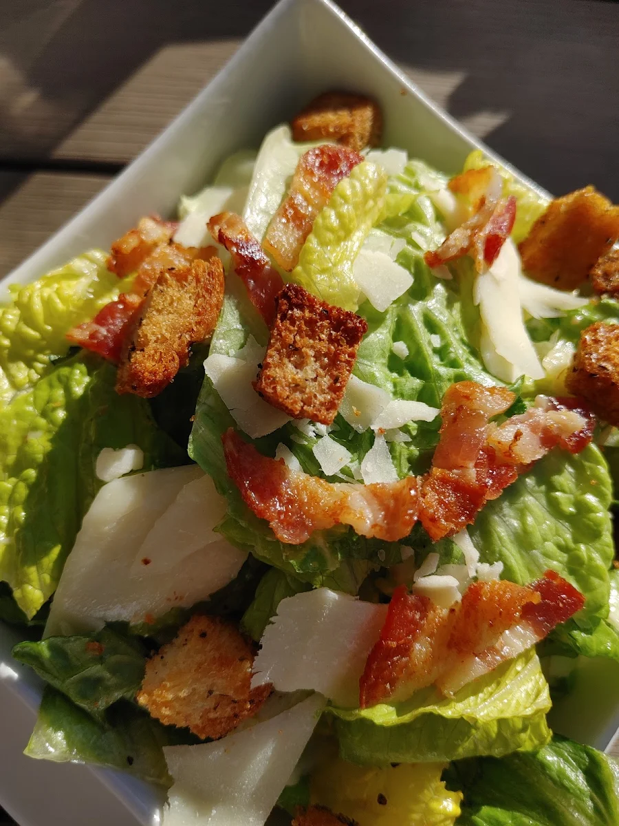 Homemade Caesar & Bacon Salad