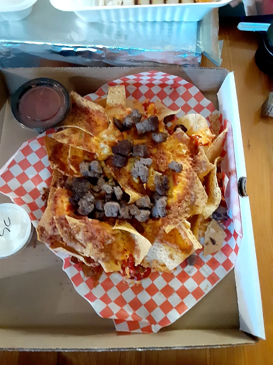 Nachos with Unidentifiable Meat