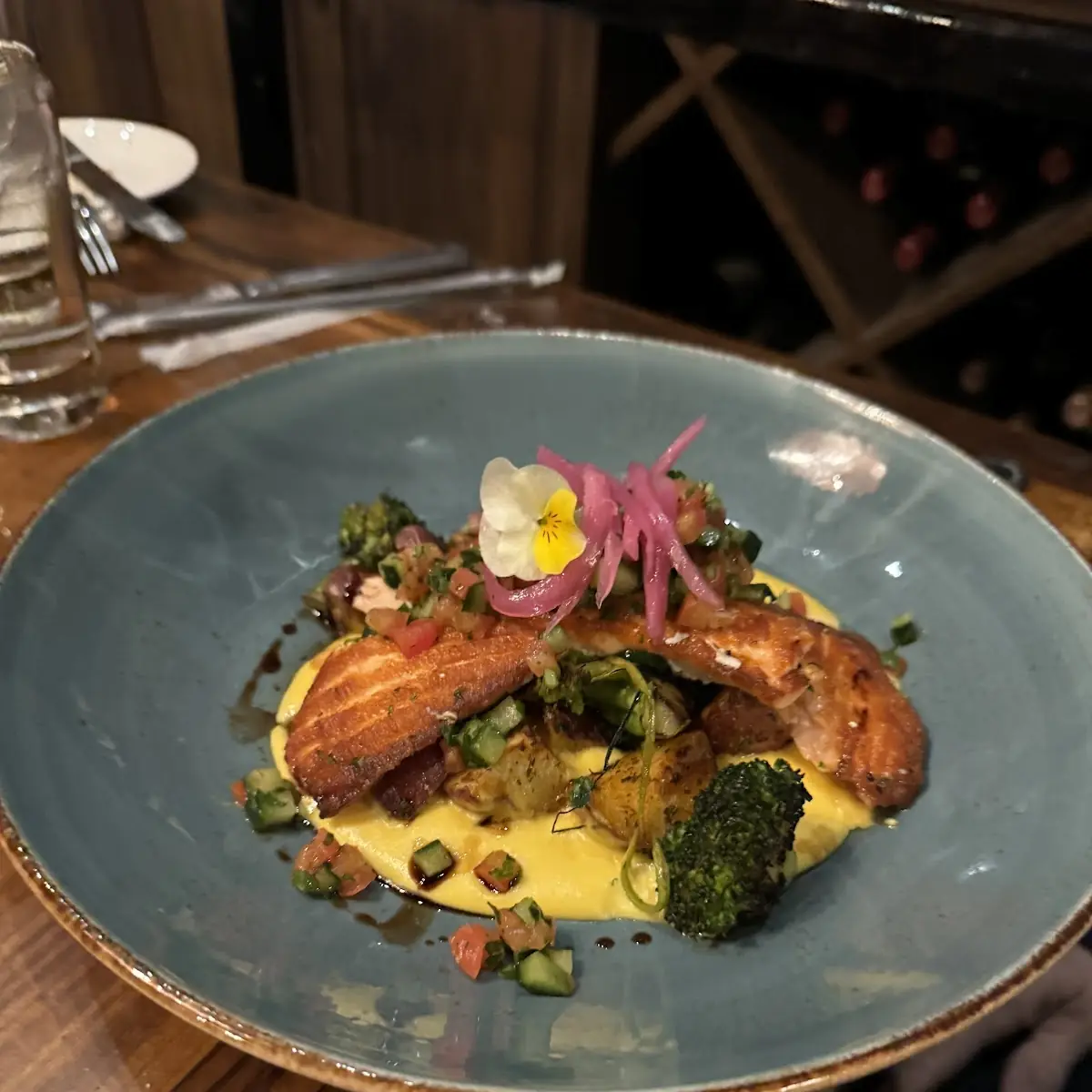 Pan Seared Salmon with Vegetables