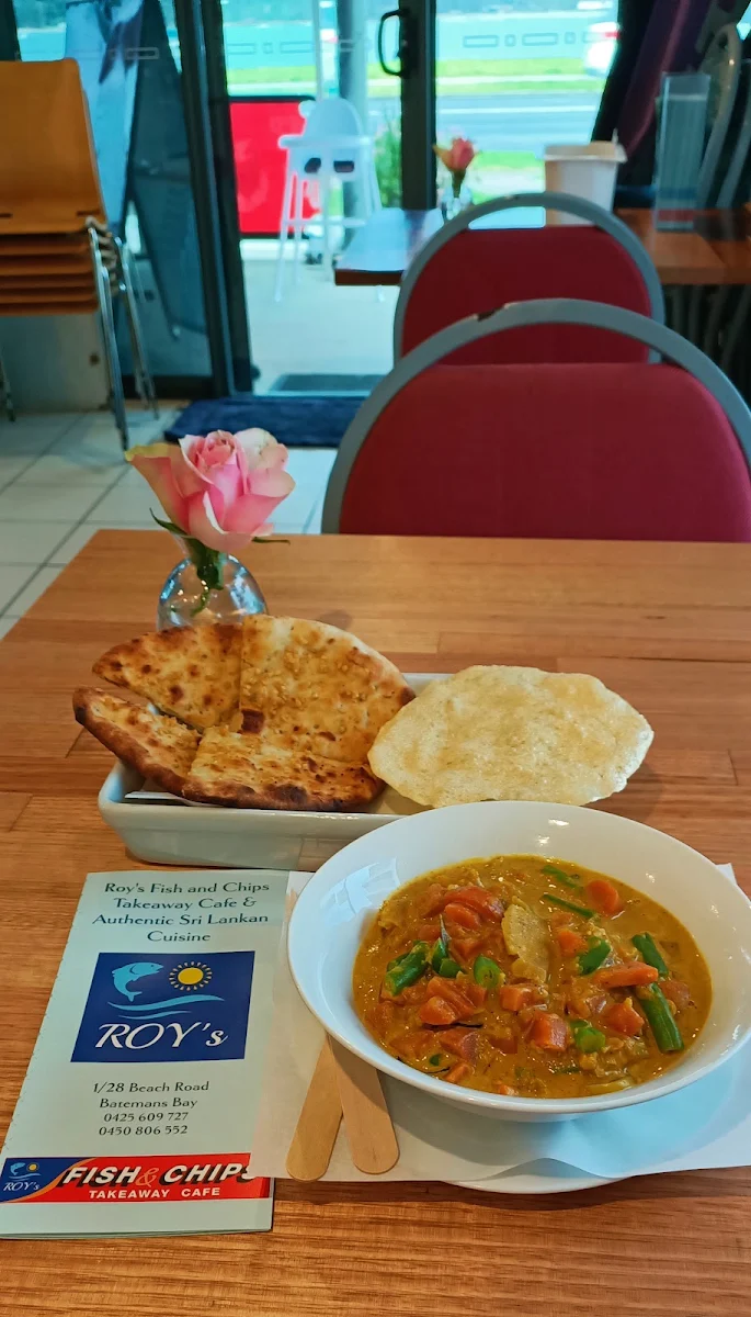 Mixed Vegetable Curry, Roy's Fish and Chips Take Away Café & Sri Lankan Cuisine
