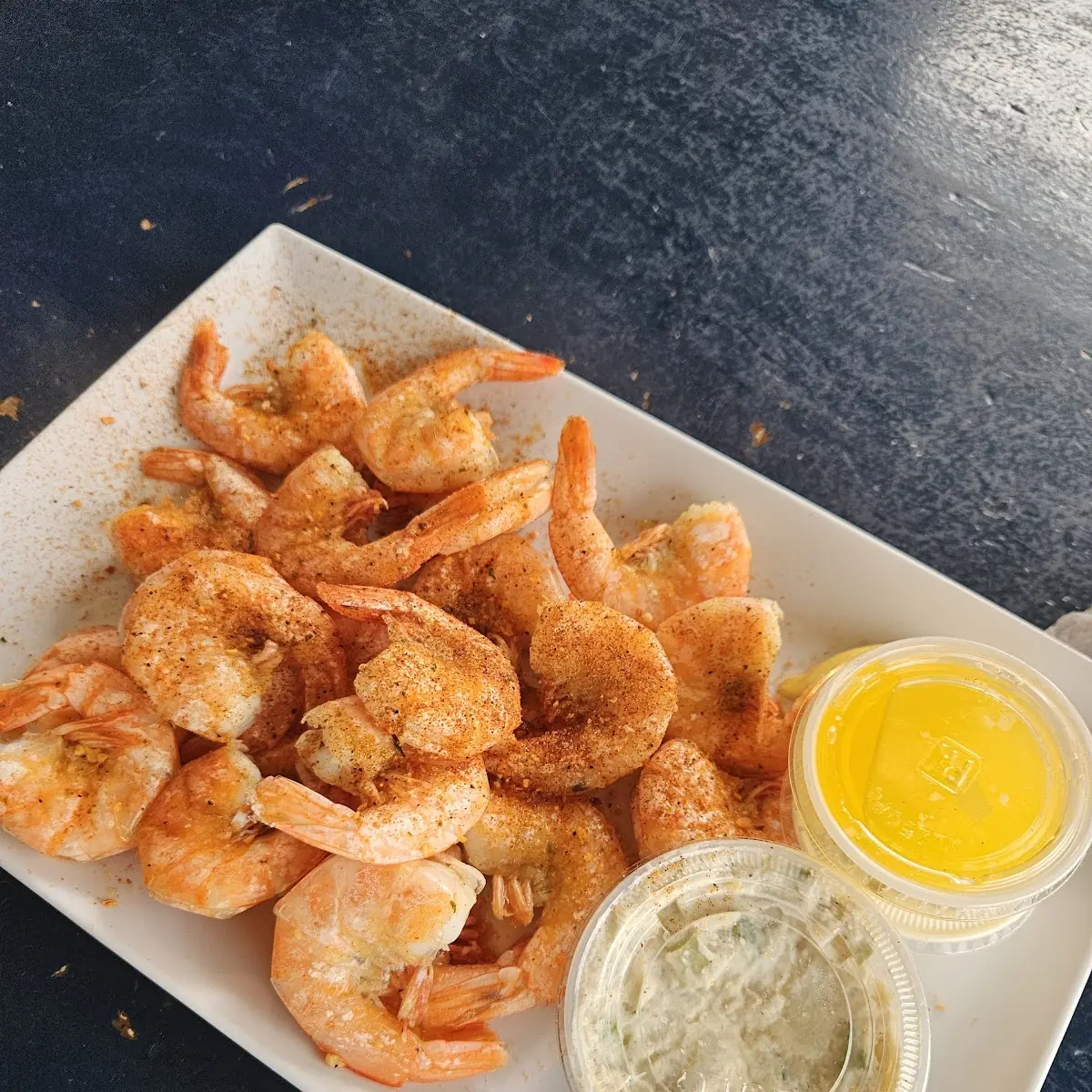 Steam Shrimp and Potato Salad