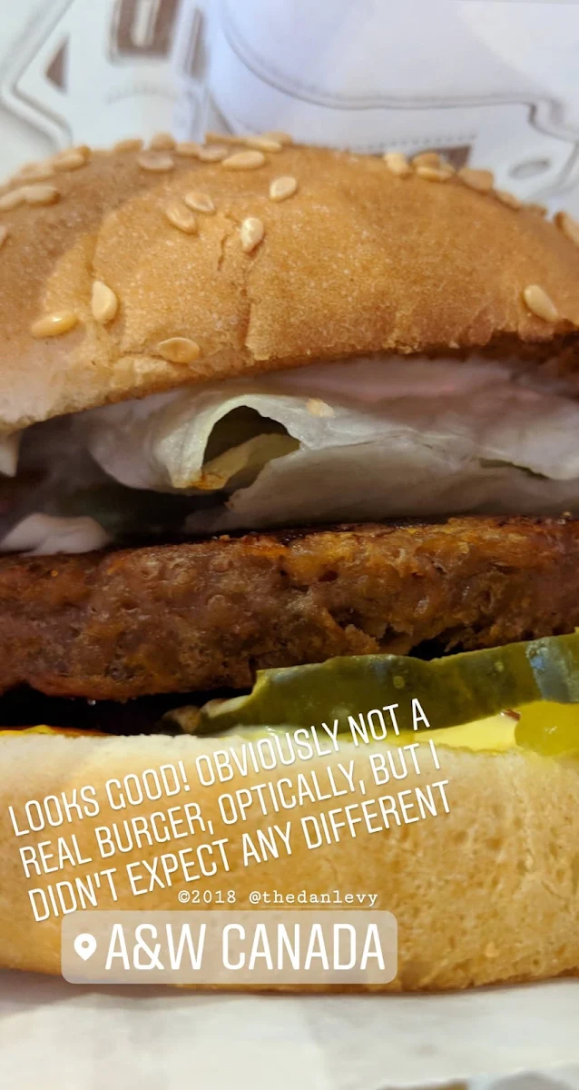 Beyond Meat Vegan Burgers Available, A&W Canada
