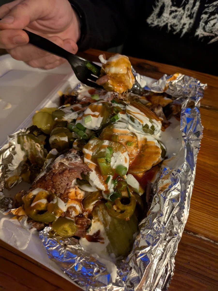 Brisket Loaded Mashed Potatoes