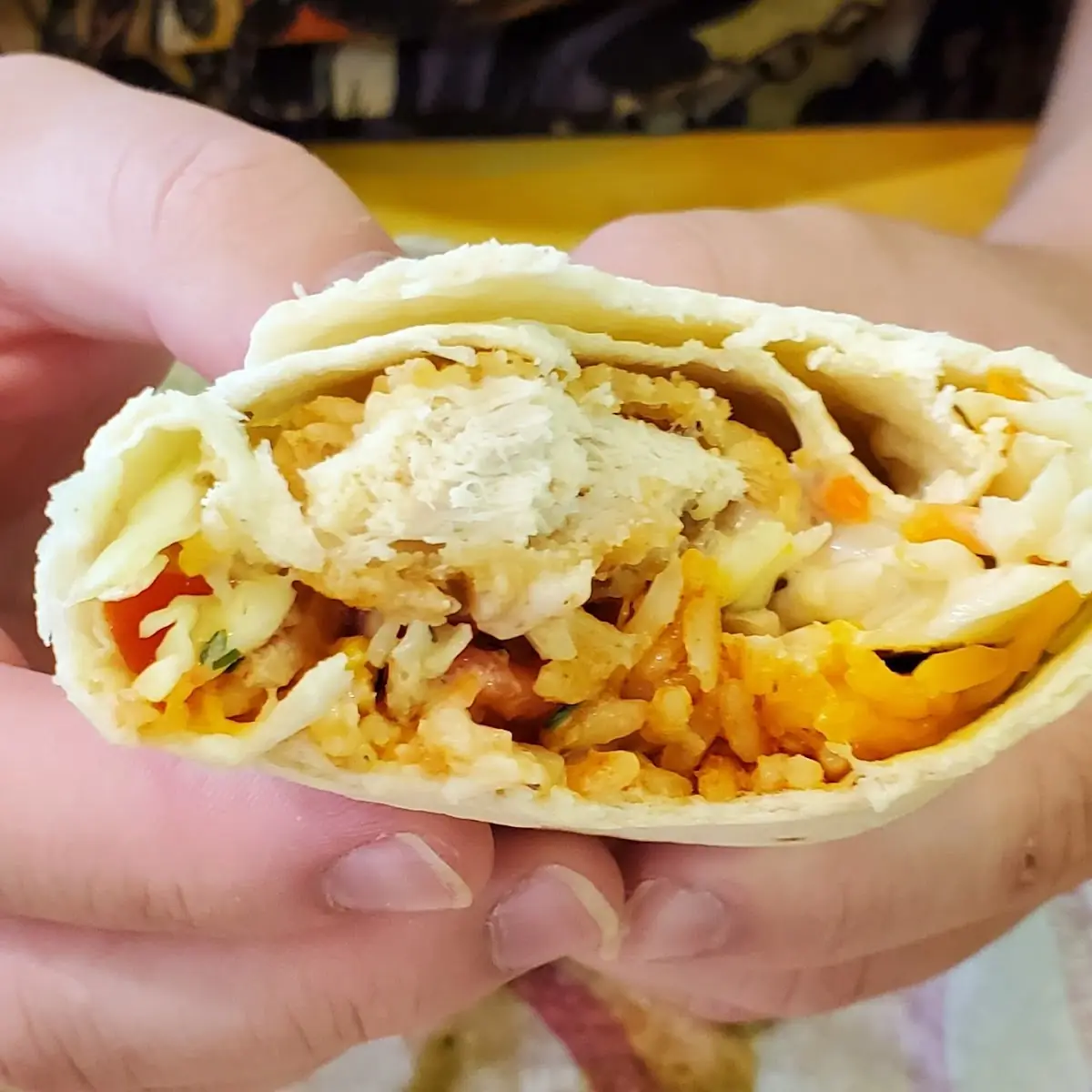Crispy Chicken Ranchero Burrito