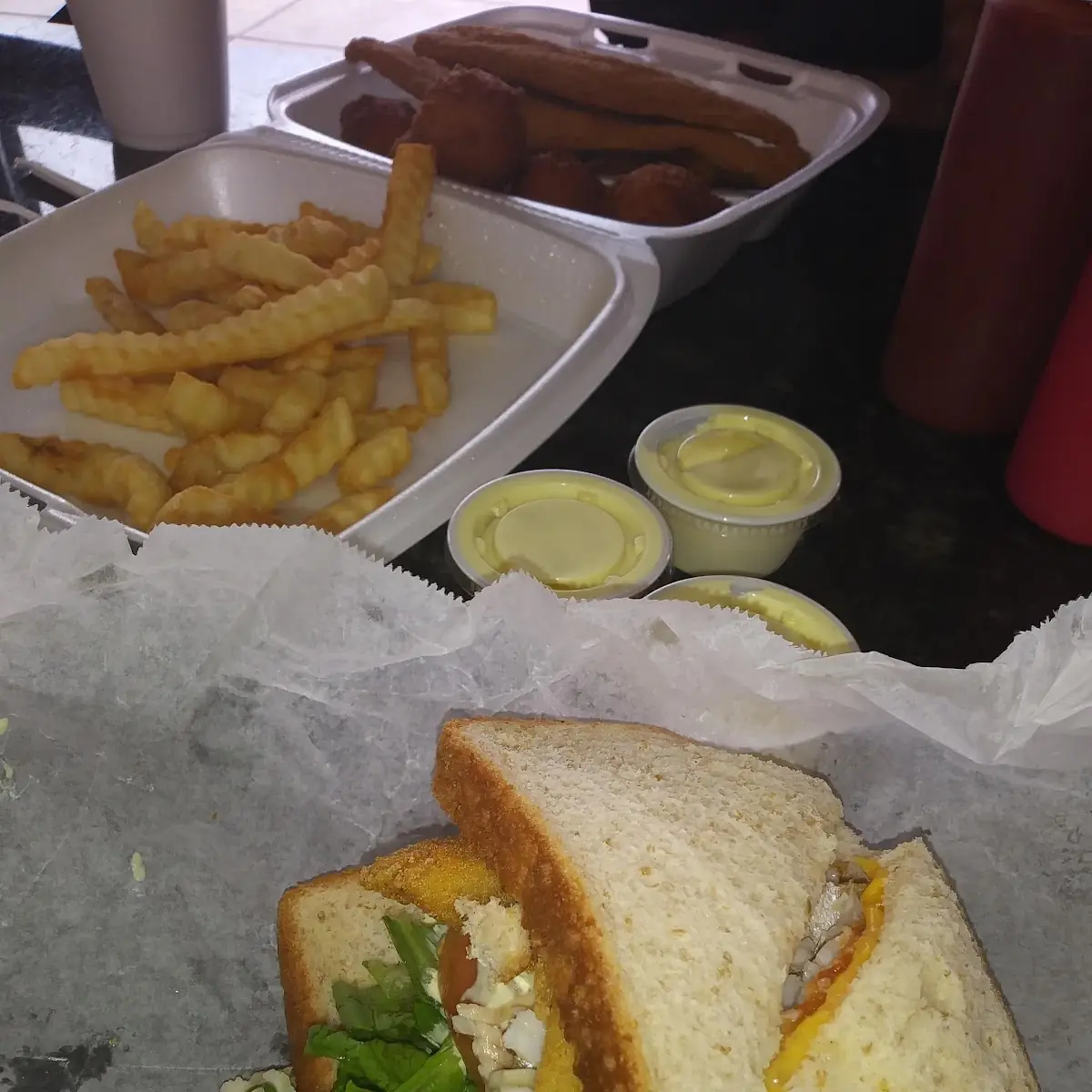 Whiting Fish Sandwich
