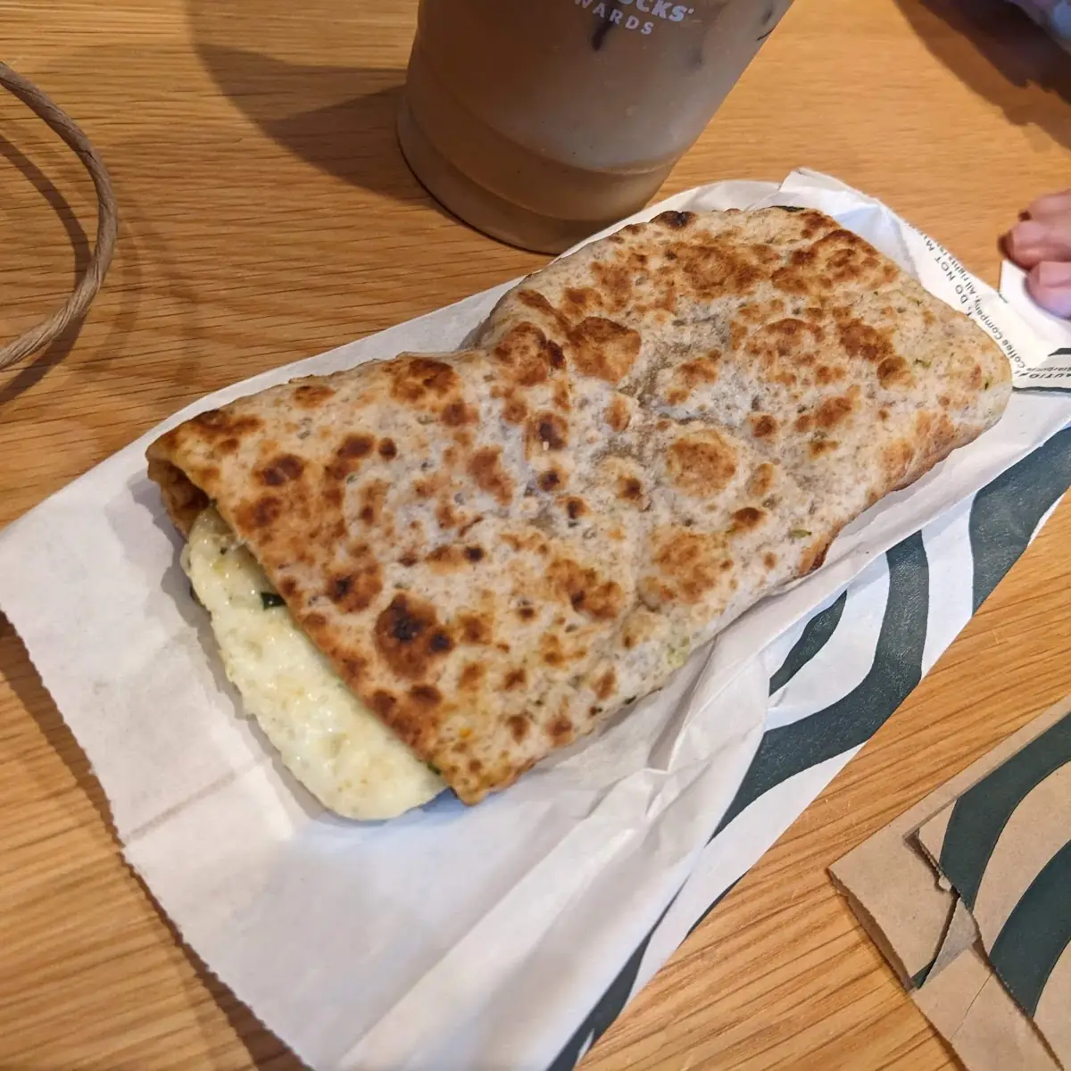 Egg White and Spinach Wrap