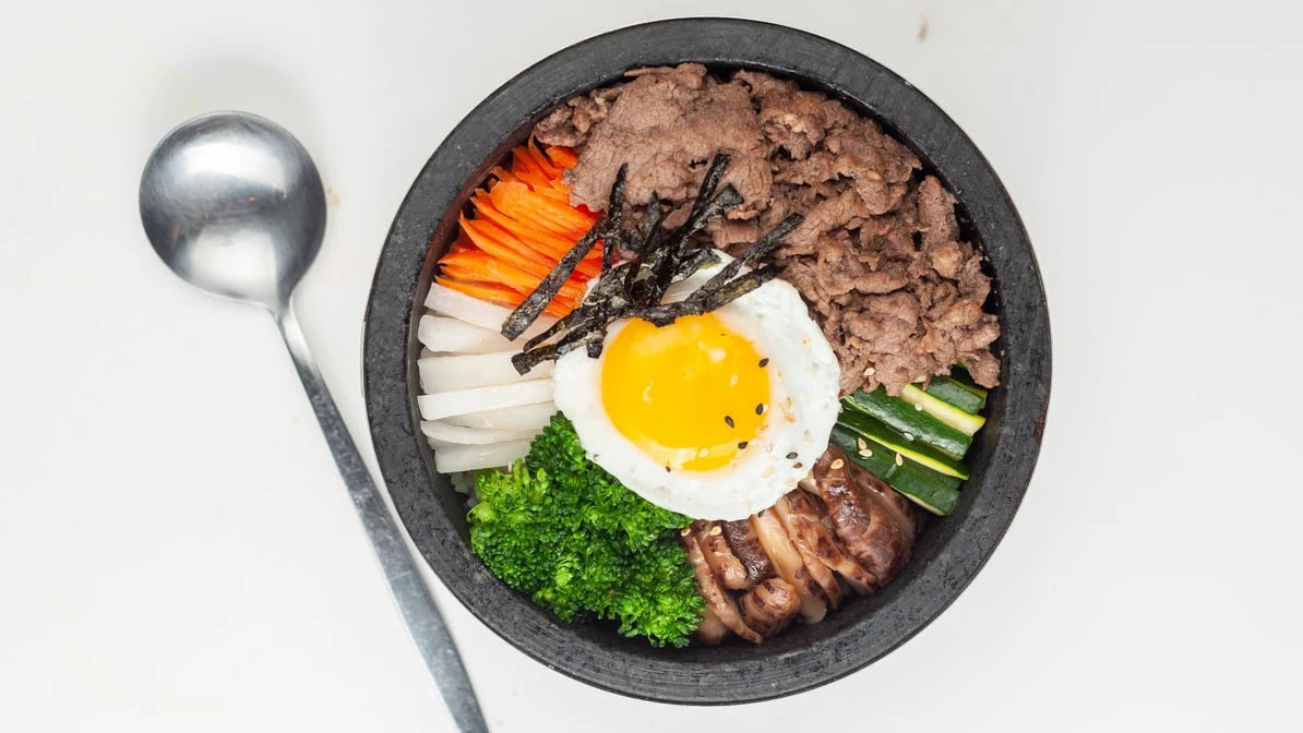 106 Dolsot Bibimbap Beef Bœuf