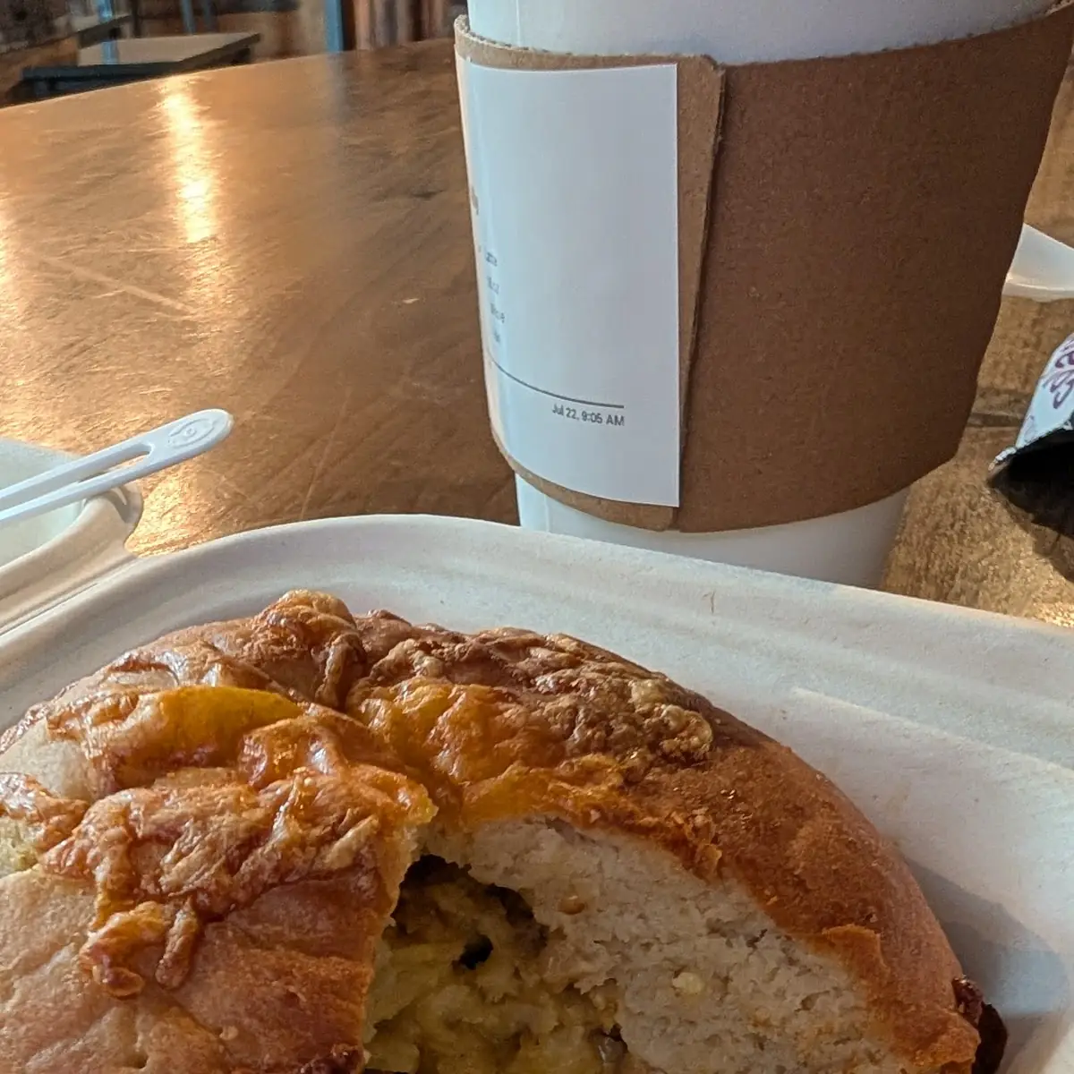 Sausage Egg and Cheese Kolache